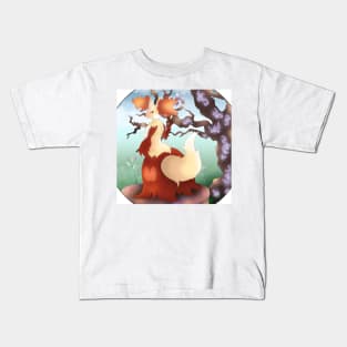 Magical fire fox Kids T-Shirt